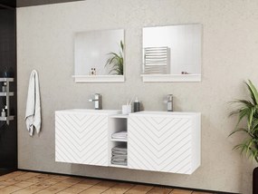 Kúpeľnová zostava Najrip VI, Sifón: so sifónom, Farby: biela