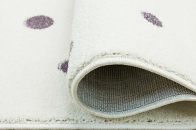 Koberec Lima 9581A krémový / fialový