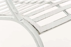 Záhradná lavička Punjab - Biela antik