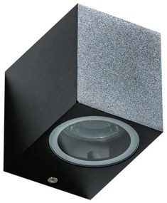 Azzardo AZ4267 - Vonkajšie nástenné svietidlo RIMINI 1xGU10/35W/230V IP54 hranatý