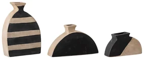 Súprava 3 terakotových váz Bloomingville Nezha, výška 23 cm