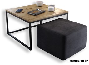 KONFERENČNÝ STOLÍK BELLA DUB ARTISAN + TABURET ZAMAT