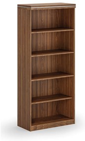 Kancelársky regál ARRISTO LUX, 800 x 400 x 1836 mm, orech