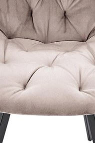 OTOČNÁ JEDÁLENSKÁ STOLIČKA TIARA BÉŽOVÁ