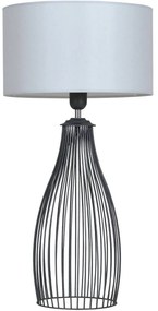 Stolná lampa Milano, 1x textilné tienidlo (výber zo 6 farieb), (výber z 2 tvarov), (výber z 3 farieb konštrukcie)