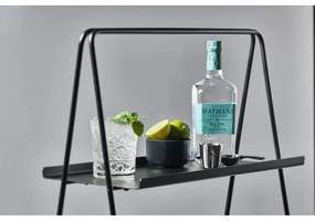 Čierna oceľová stojacia polica Zone A-Table