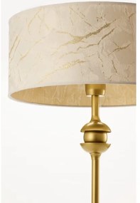 Jupiter 2112 - Stolová lampa KASZMIR 1xE27/15W/230V biela/zlatá/mramorový dekor