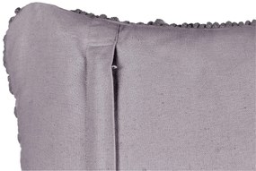Sada 2 bavlnených vankúšov so strapcami 45 x 45 cm sivá BESHAM Beliani
