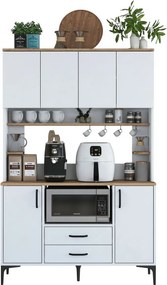 Skriňa Jedy Walnut and White