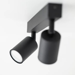 Bodové svietidlo NEX 2xGU10/10W/230V čierna