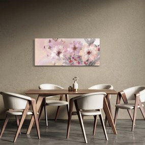 Obraz - Umelecká koláž s motýľmi (120x50 cm)
