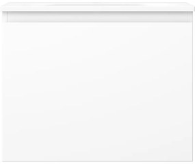 Mexen Orio, kúpeľňová skrinka 60 cm s umývadlom Vela, 1 zásuvka, biela matná, 91A10-06047-1-BF01-W23M01