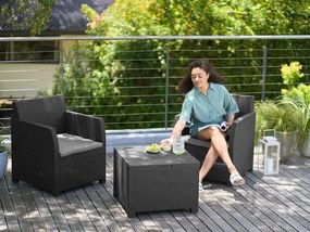 Livarno home Súprava nábytku na balkón, 3-dielna  (100373233)