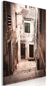 Artgeist Obraz - Retro Alley (1 Part) Vertical Veľkosť: 60x90, Verzia: Na talianskom plátne