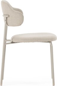 Krémové jedálenské stoličky v súprave 4 ks Adriel – Marckeric