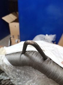 AKCIA Svetlosivé závesné kreslo bez stojana NARS II. akosť