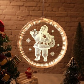Tutumi Tutumi, LED svietiaca ozdoba so vzorom Santa Claus 3xAAA LED26 16cm CD003, CHR-03000