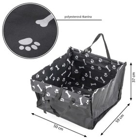 Garthen 77567 Psia taška s chladiacou podložkou, 50 x 59 x 37 cm