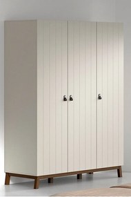 Béžová detská šatníková skriňa 149x196x58 cm Sezane – Vipack