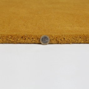 Flair Rugs koberce Ručne všívaný kusový koberec Abstract Collage Ochre / Natural - 150x240 cm