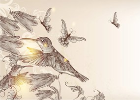 Obraz - Kolibríky (70x50 cm)