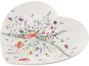 Orion Sada porcelánových dezertních talířů Máksrdce 17,5 x 17 cm, 6 ks