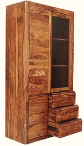 furniture-nabytek.cz - Vitrína do obývacej izby z masívu palisander 100x190x45