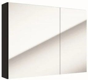 Zrkadlová skrinka Naturel Stilla 80x60 cm čierna STILLAE08004, 1 ks