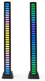 SADA 2x Nedis GALDP110BK - LED RGB Nabíjacia stolná lampa LED/250 mAh