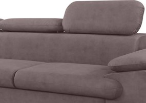 Rohová sedacia súprava Scala, staroružová látka,ľavý roh
