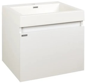 Kúpeľňová skrinka s umývadlom Naturel Verona 60x48 cm biela VERONA60WH, 1 ks