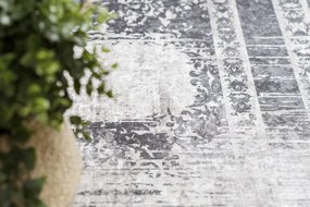 Dywany Łuszczów, Kusový koberec ANDRE Ornament 1187, 160x220, šedá, chodba / predsieň