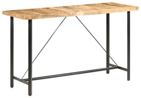 Barový stôl 180x70x107 cm surové mangovníkové drevo