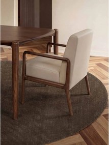 Hnedý ručne tkaný vlnený okrúhly koberec ø 160 cm Greenwich – Ted Baker