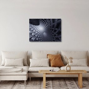Sklenený obraz - Abstrakcia 3D (70x50 cm)