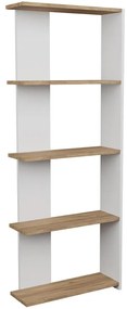 Regál FD-AERSBS-021 biela/prirodzené