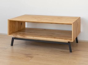 PROXIMA.store - Konferenčný stolík z masívneho dubu - MODERN LOFT FARBA: dub