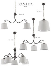 Jupiter 1359 - KM 1 V - Luster na reťazi KAMELIA 1xE27/60W/230V