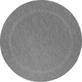 Ayyildiz, Kusový koberec Relax 4311 Grey kruh, 200x200 (priemer) kruh, šedá, chodba / predsieň