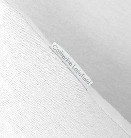 Biele flanelové obliečky na dvojlôžko/predĺžené 230x220 cm Brushed – Catherine Lansfield