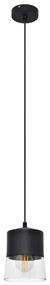 Luster na lanku FERGIE 1xE27/15W/230V čierna