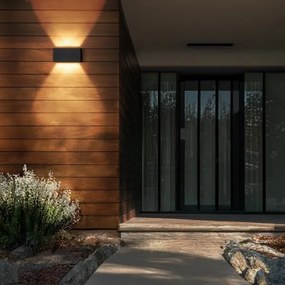 Brilagi - LED vonkajšie nástenné svietidlo DOUBLE CUBE LED/12W/230V antracit IP65