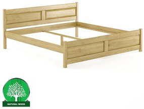 Posteľ buková LK109–200x200 rustikal