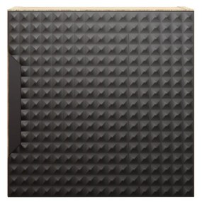 Skříňka pod umyvadlo Casad 40 cm černá/dub wotan