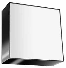 Stropné svietidlo Horus, 1x čierne plastové tienidlo, (biely plast), (25 cm)