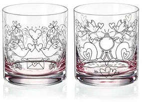 Crystalex Couples in Love 280ml 2 ks