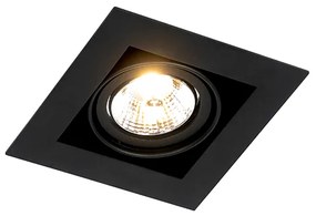 Moderné zapustené bodové svetlo čierne nastaviteľné - Oneon 70