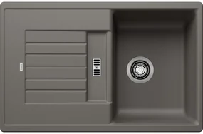 Blanco Zia 45 S Compact, silgranitový drez 680x500x190 mm, 1-komorový, sivá vulkán, BLA-527380