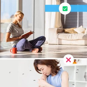 Magnetická sieťka proti hmyzu sivá
