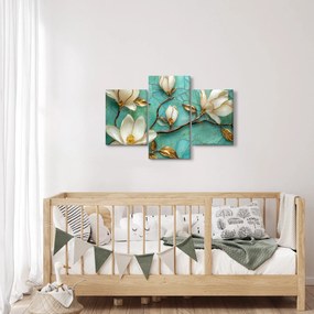 Obraz - 3D magnólia (90x60 cm)